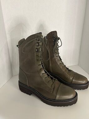 Sam Edelman Olive Combat Lace-Up Boots